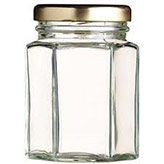 110ml Glass Hexagon